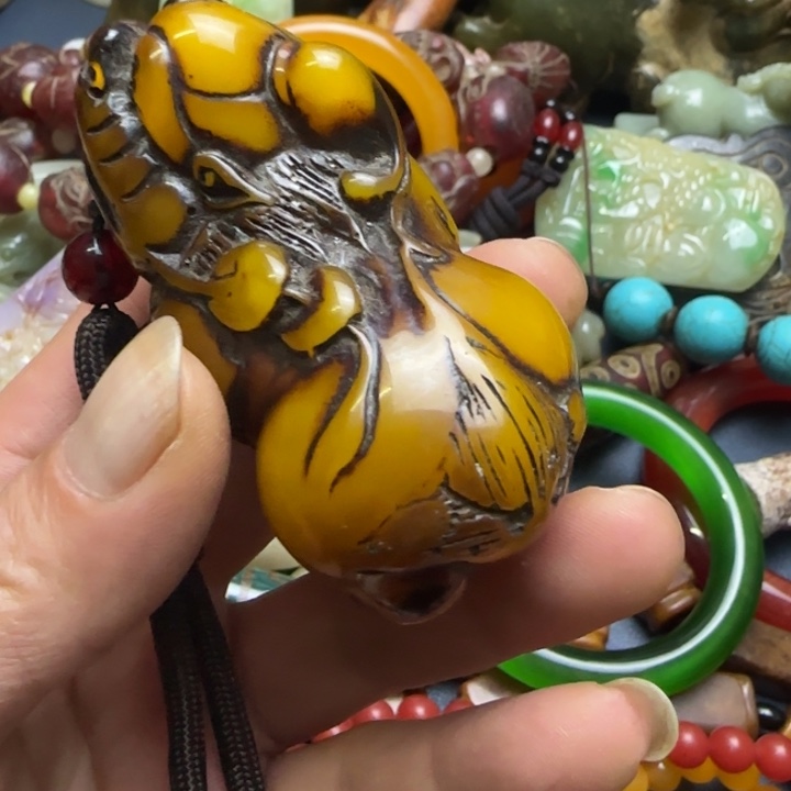 紫金钵盂菩提吊坠