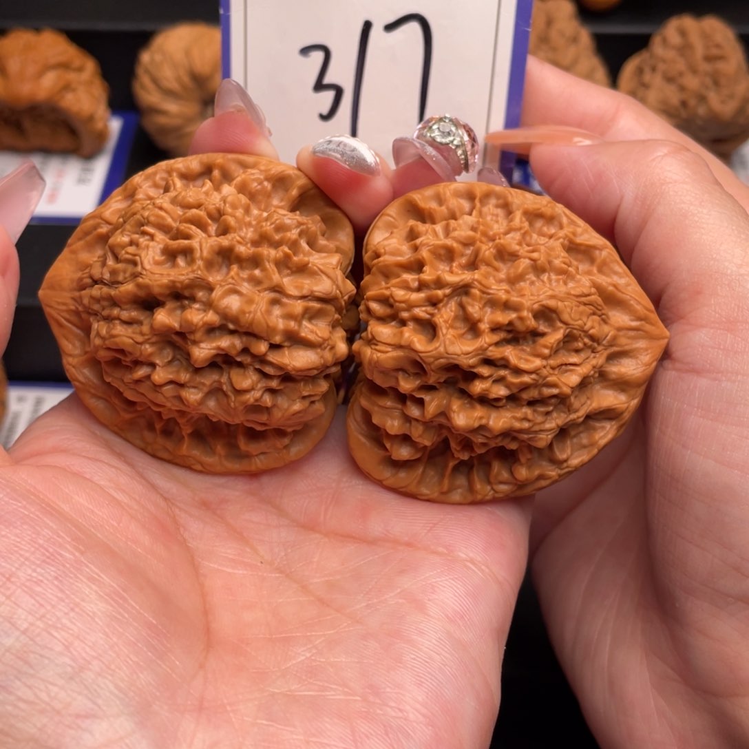 文玩核桃把件官帽48