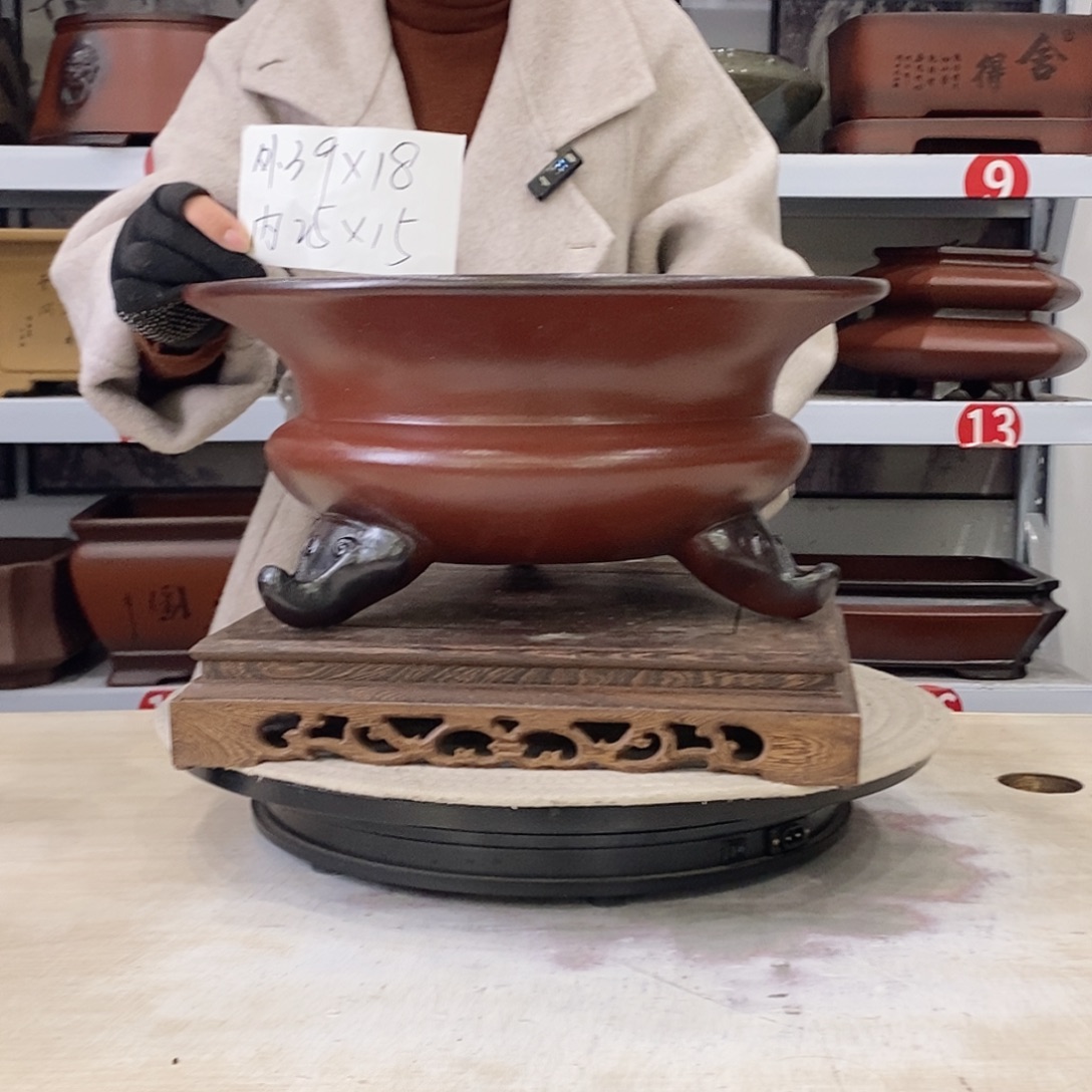 紫砂花盆紫砂花盆