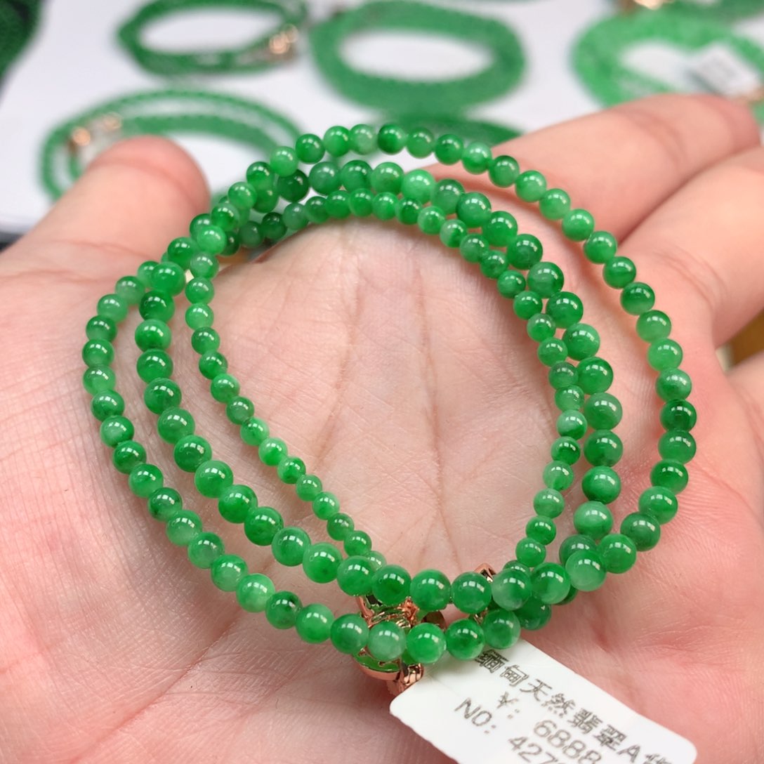 翡翠手链未镶嵌翡翠