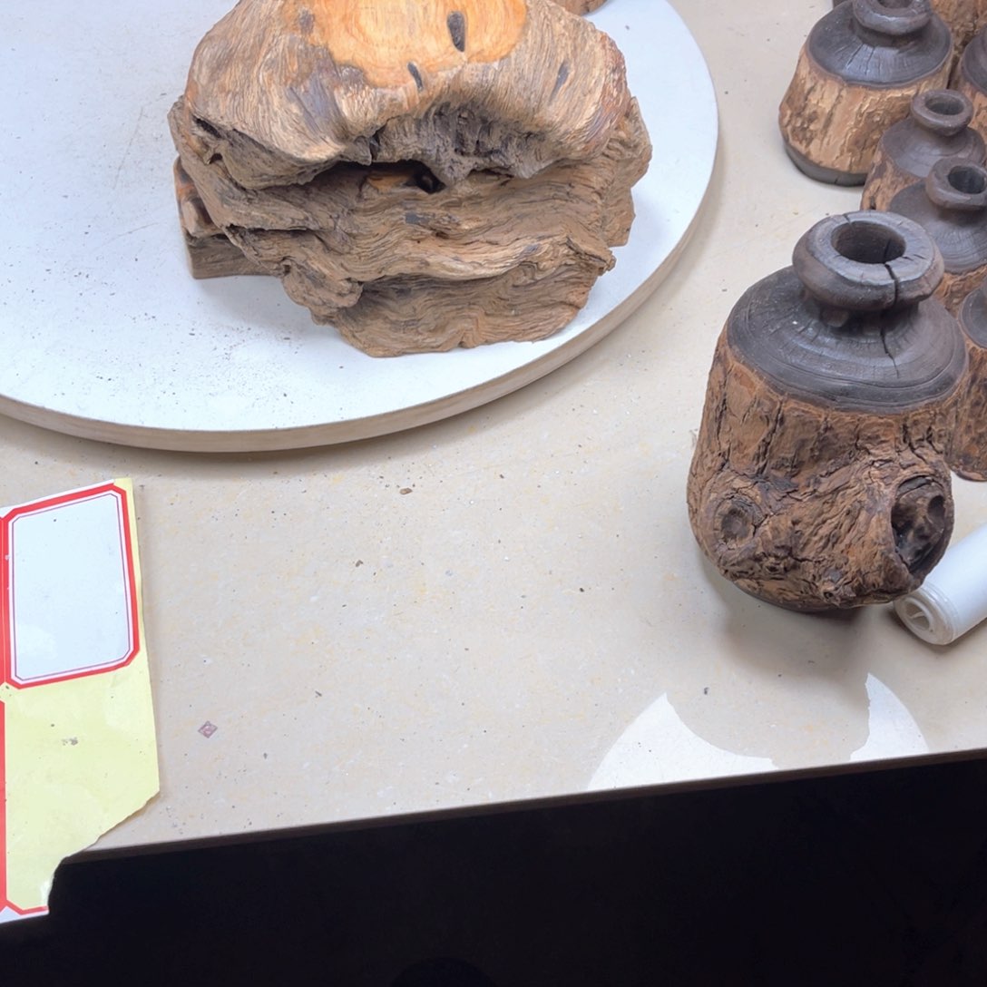 石膏制品风化木底座