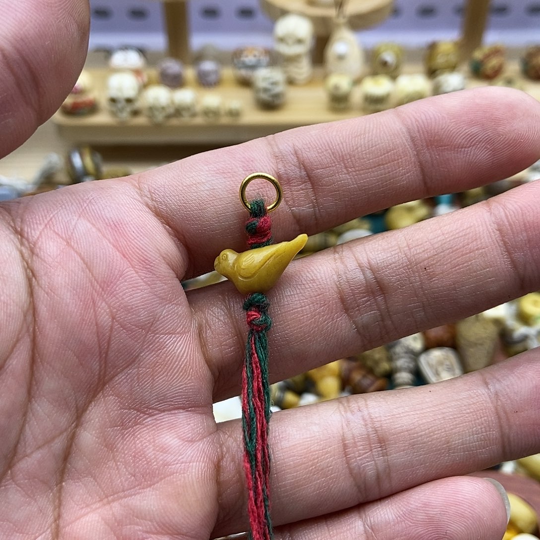 白***水驼骨其他吉祥鸟侧挂