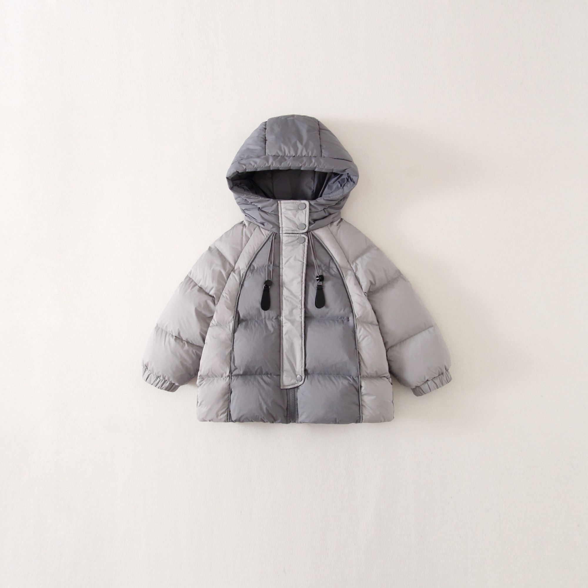 暖阳男童女童冬季保暖连帽羽绒服2025冬季新款加厚儿童羽绒服