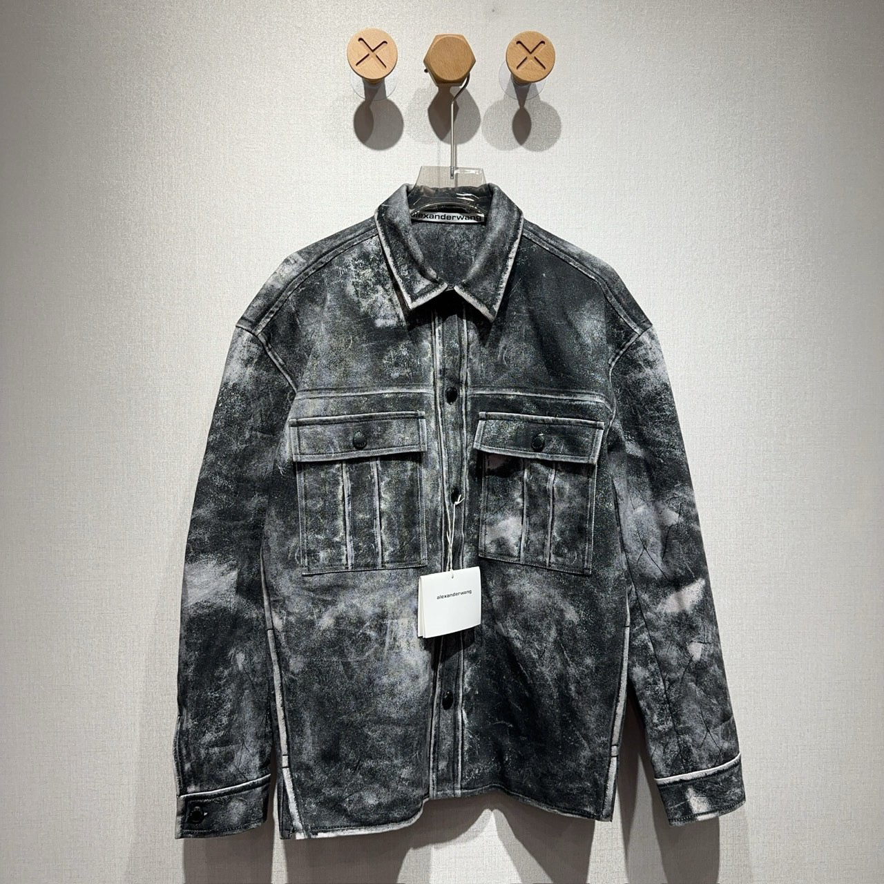 未使用 maje Alexander Wang 3D打印工装夹克/S码