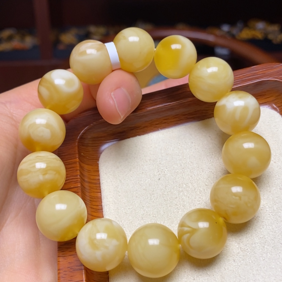 【闪购商品】蜜蜡手链未镶嵌手串