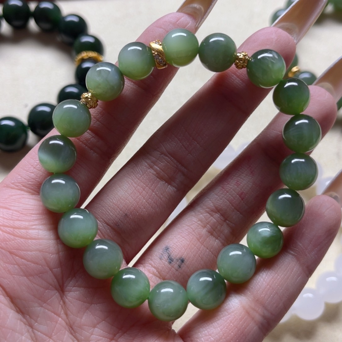 和田玉手链未镶嵌