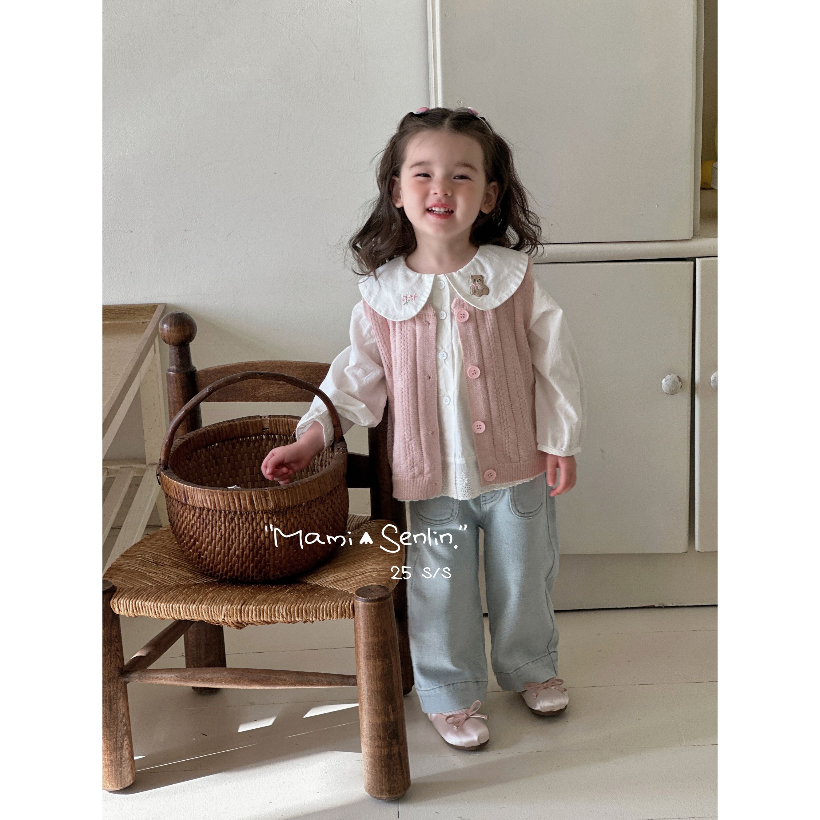 【现货】妈咪森林童装2025秋季新款牛仔裤251-MMSL-251018