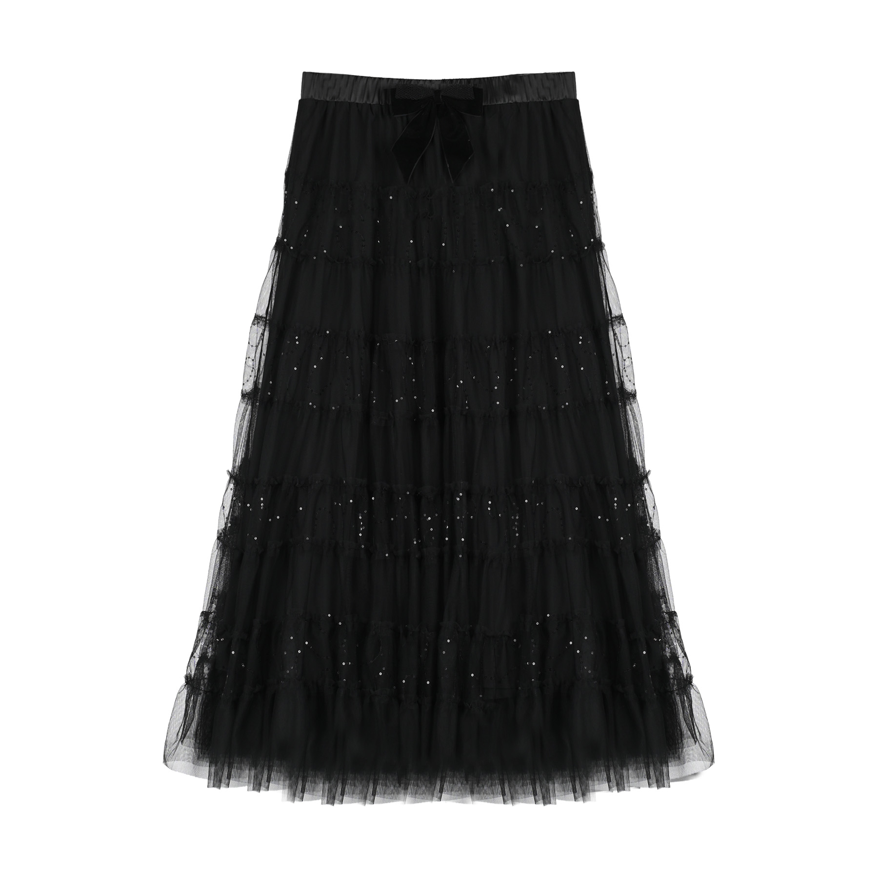 蛋糕裙大码胖MM半身裙轻奢高级中长款高腰A字大码长裙#CVC20243