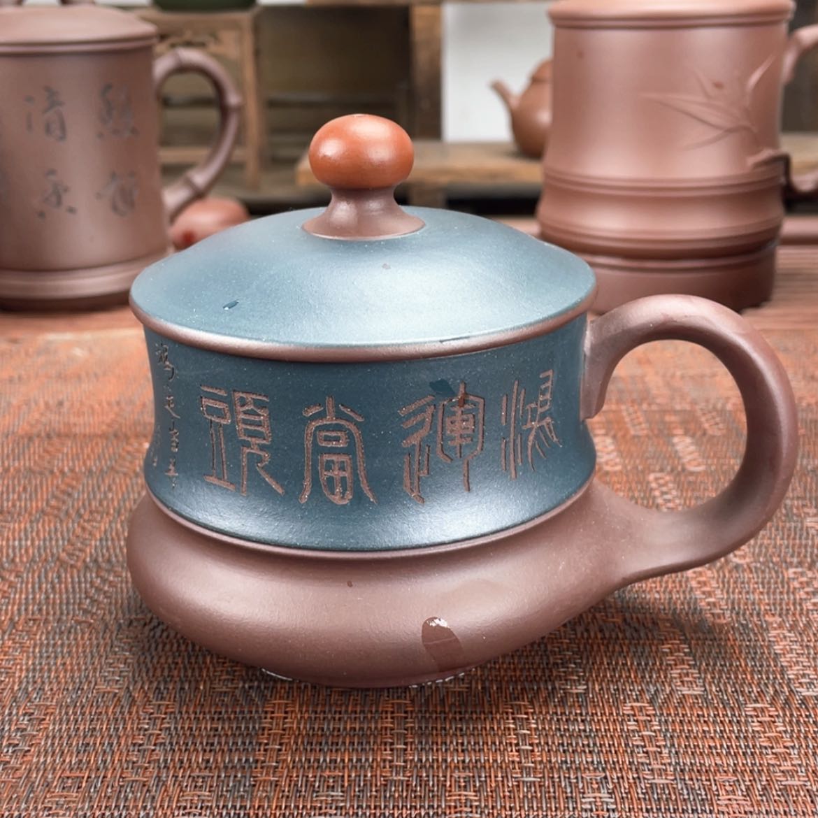 【闪购商品】紫砂茶杯宜兴原矿紫砂盖杯微瑕