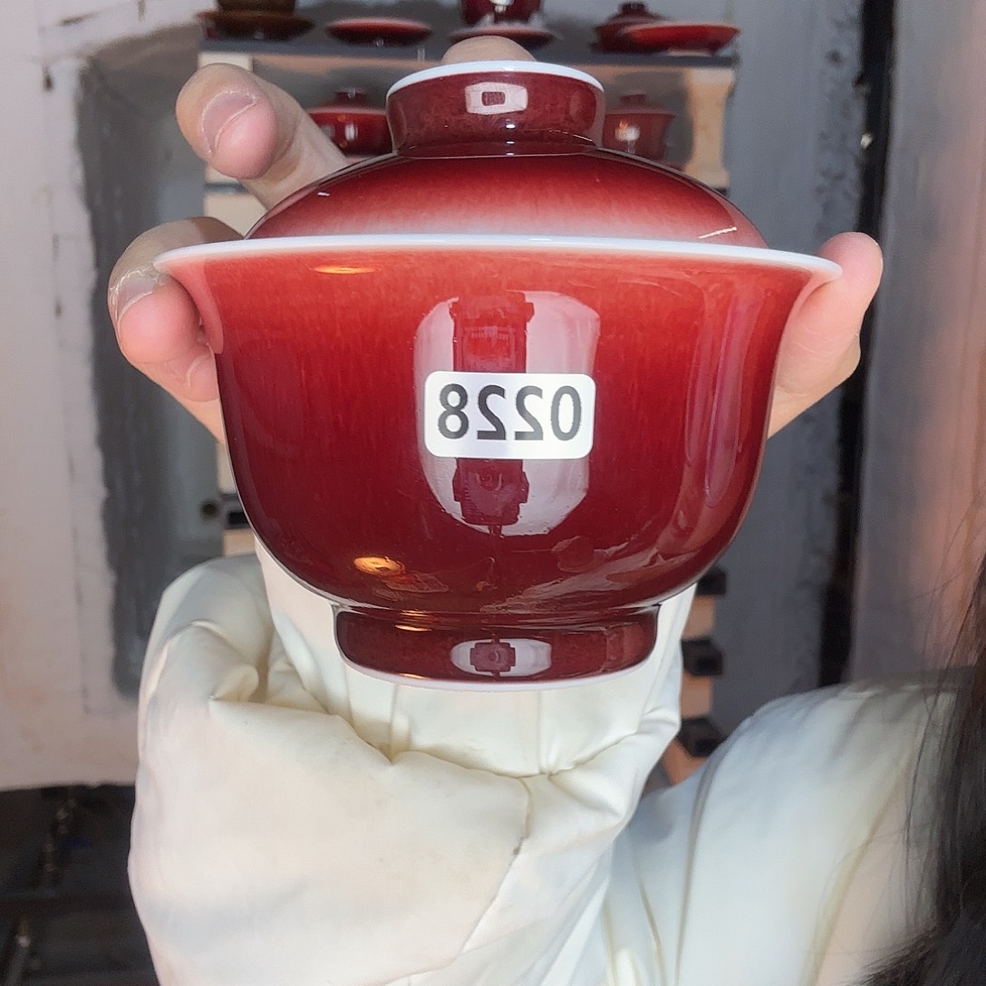 瓷片景德镇郎红陶瓷