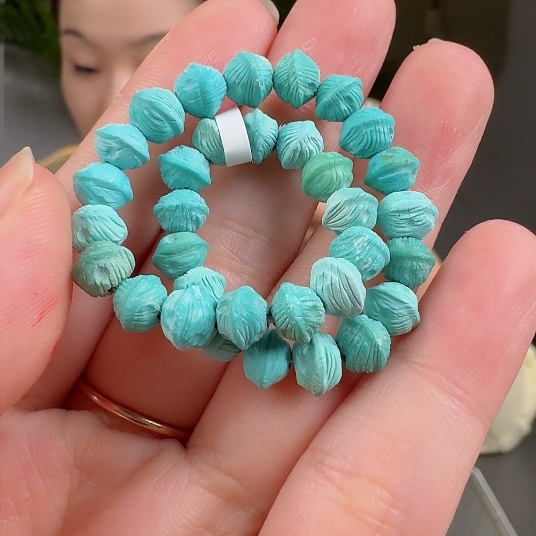 绿松石珠宝奇石未镶嵌