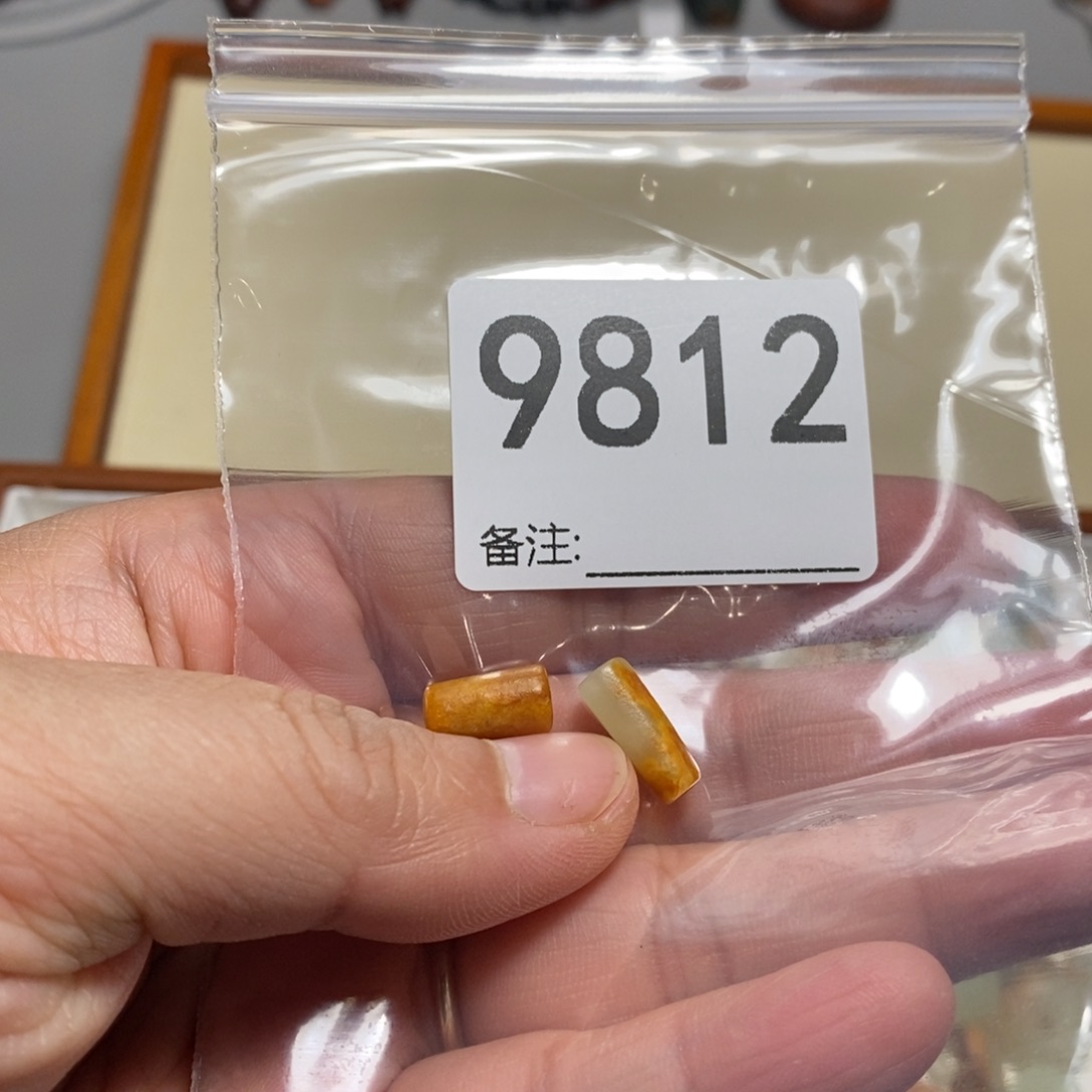 颈饰未镶嵌透闪石质玉轻**萤