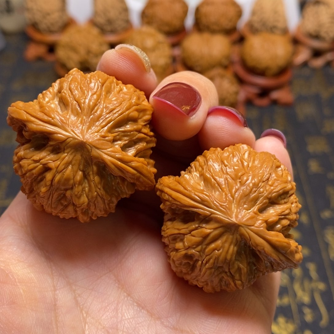 文玩核桃把件磨盘全品38