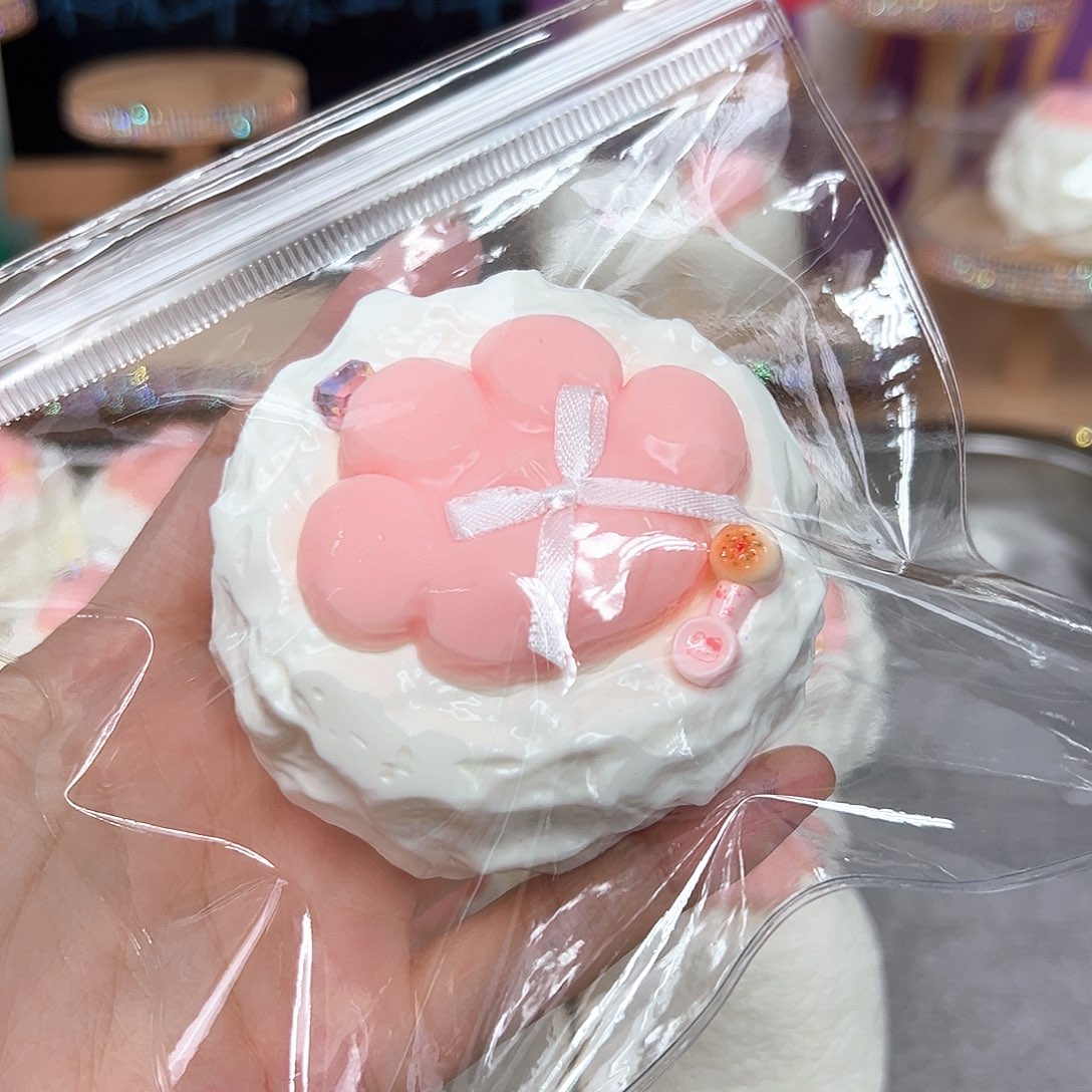 硅胶粉嫩猫爪155g