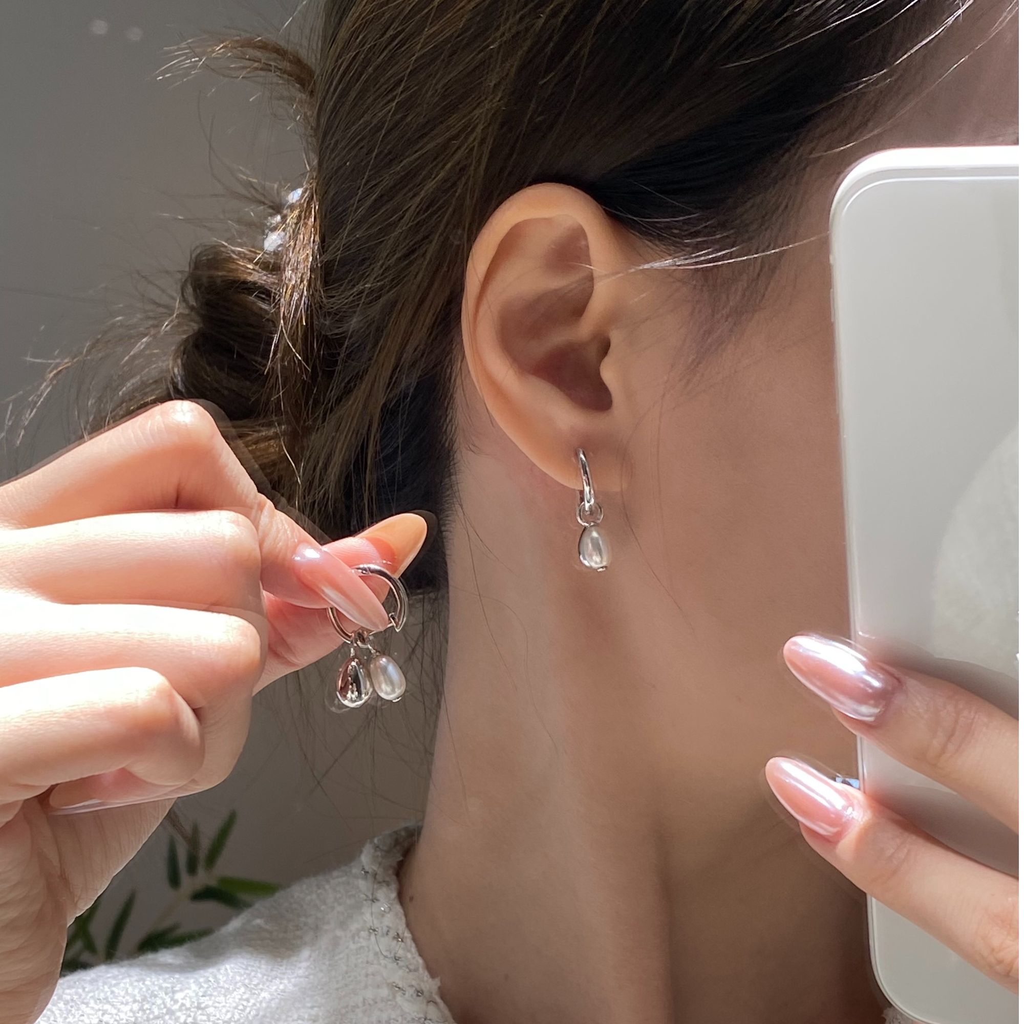 【卡莉】珍珠耳饰可多戴款 259649