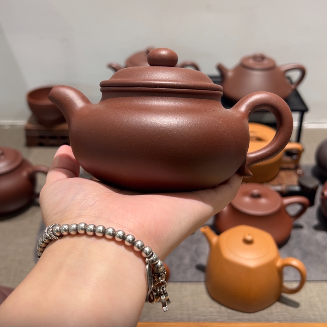 东****茶壶紫砂天青仿古240-260毫升左右仿古普温