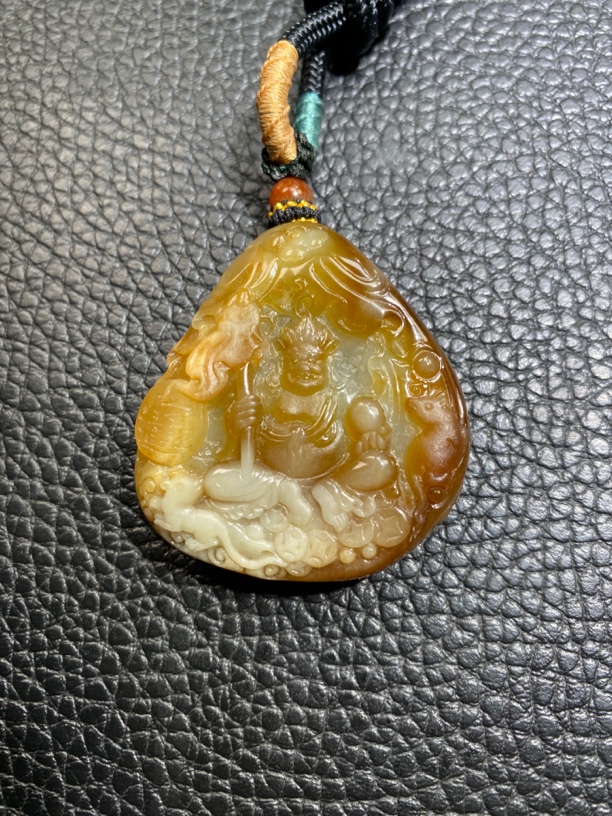 天然缅甸翡翠A货多宝财神