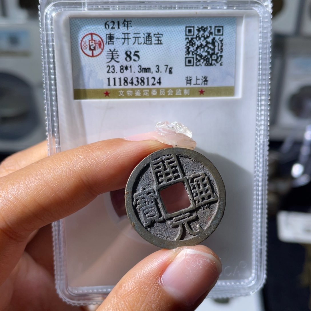 铜小瑶，公博会昌开元背洛，评级码8124