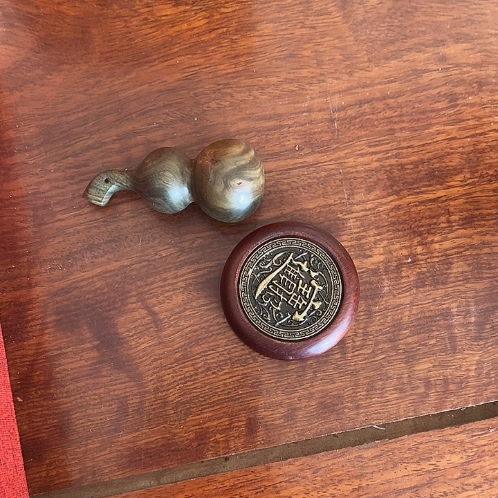 医***缘花梨木类紫檀转钱