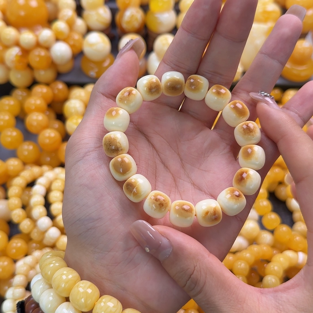 蜜蜡未镶嵌珠宝奇石同料13mm