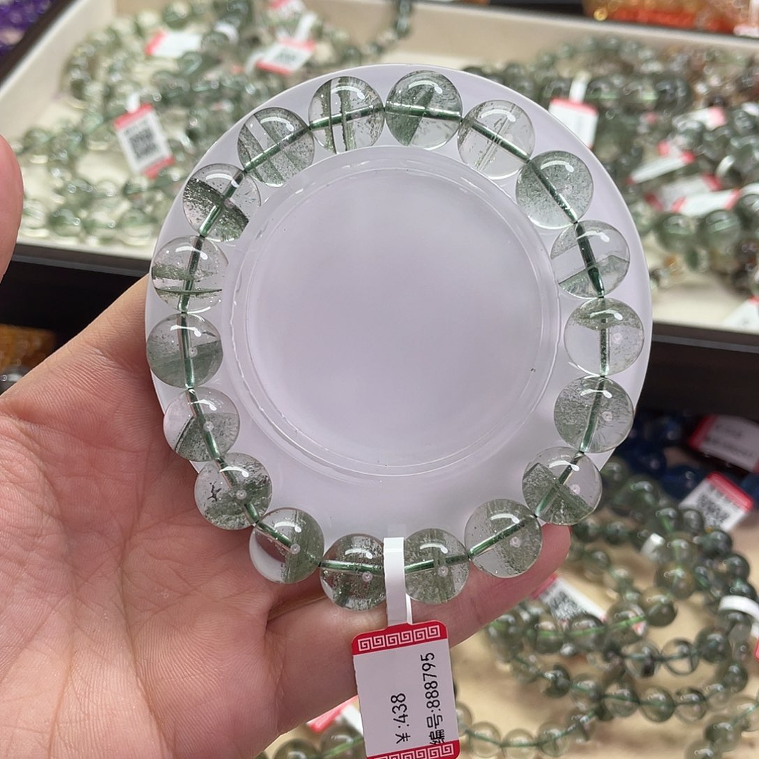 水晶手链未镶嵌祺****9绿幽灵