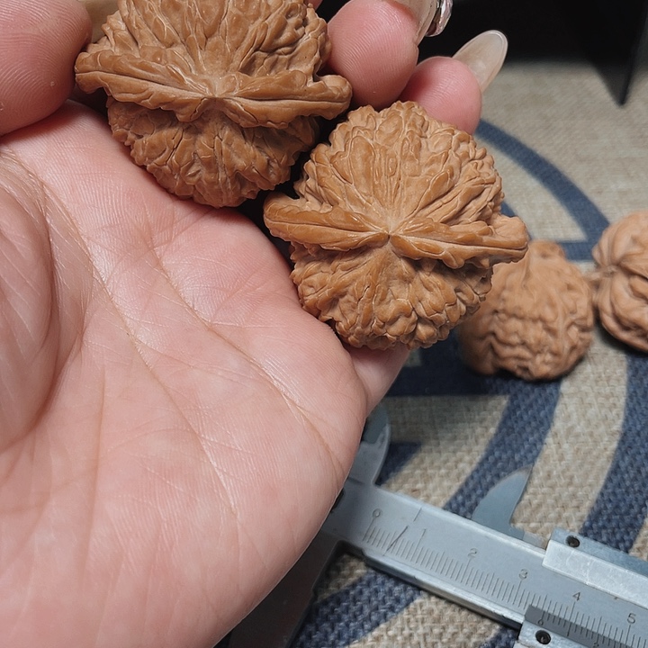 文玩核桃把件Z*g白狮子45