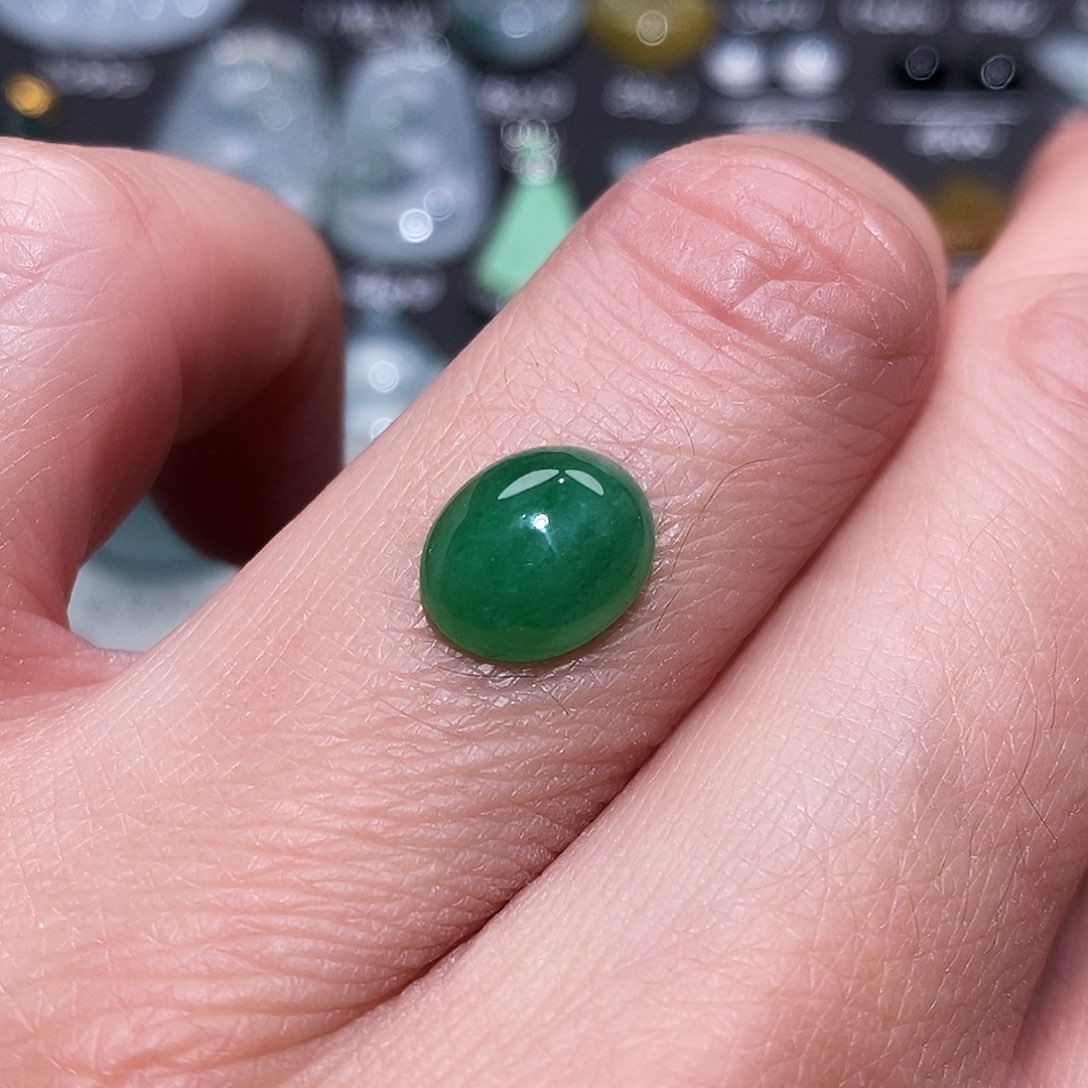 定制翡翠未镶嵌蛋面