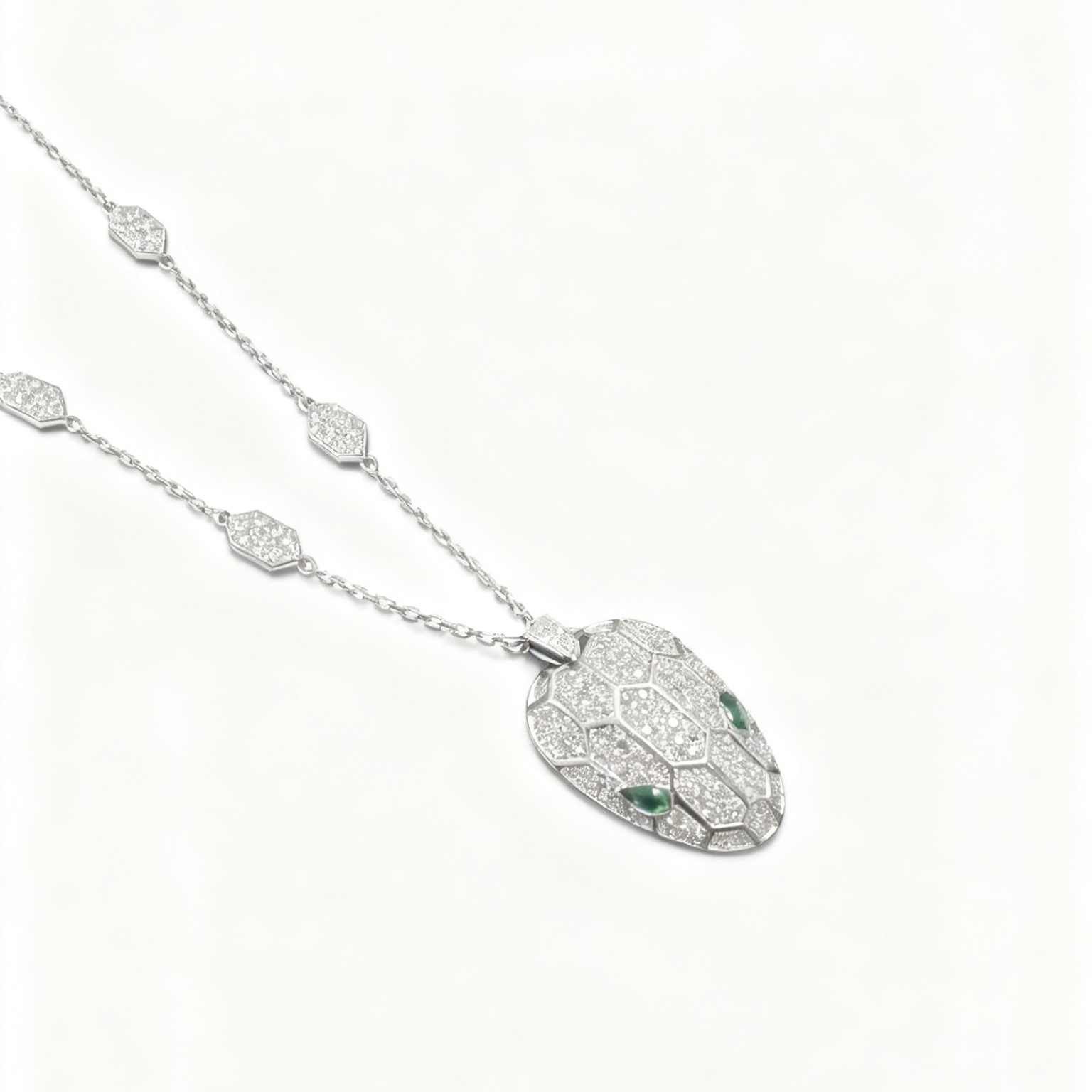 CERO【蛇头项链】重金金经典气质钻石(项链) KK00320