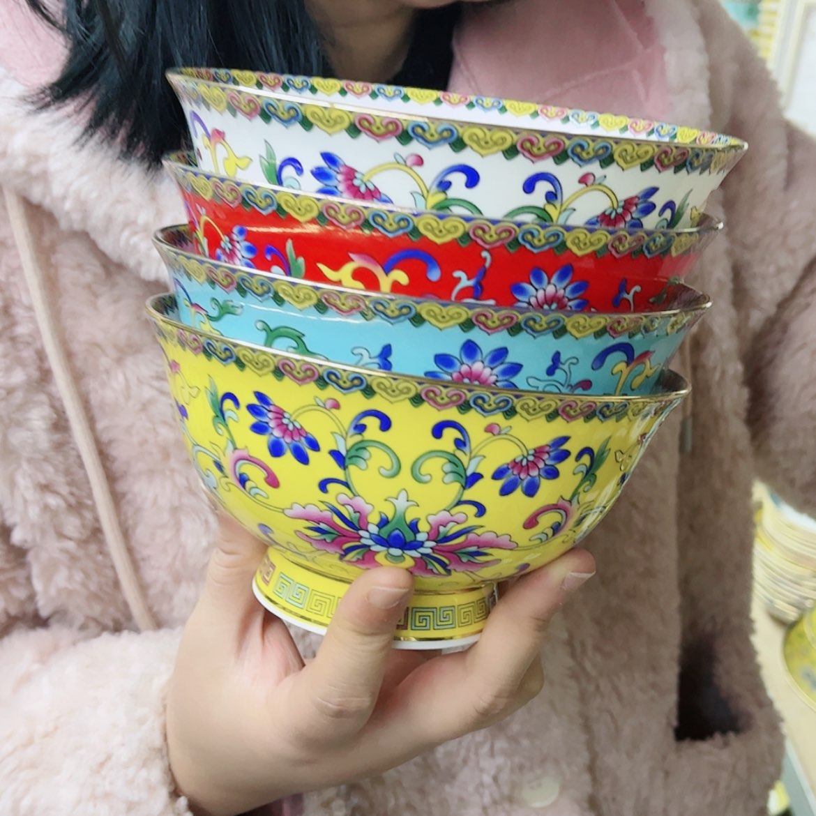 【闪购商品】骨瓷6英寸碗4个…………