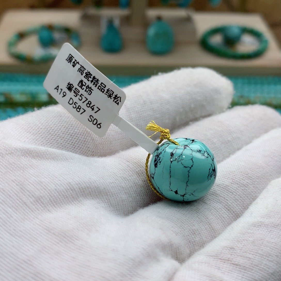 绿松石珠宝奇石未镶嵌