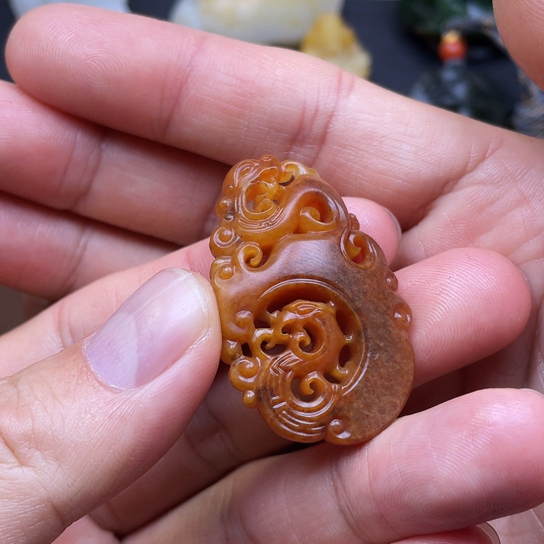 和田玉挂件未镶嵌