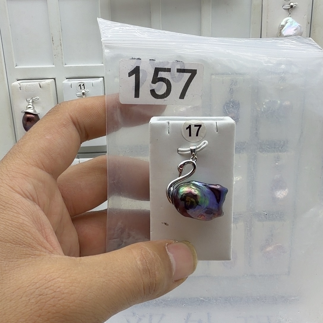 合金淡水珍珠颈饰