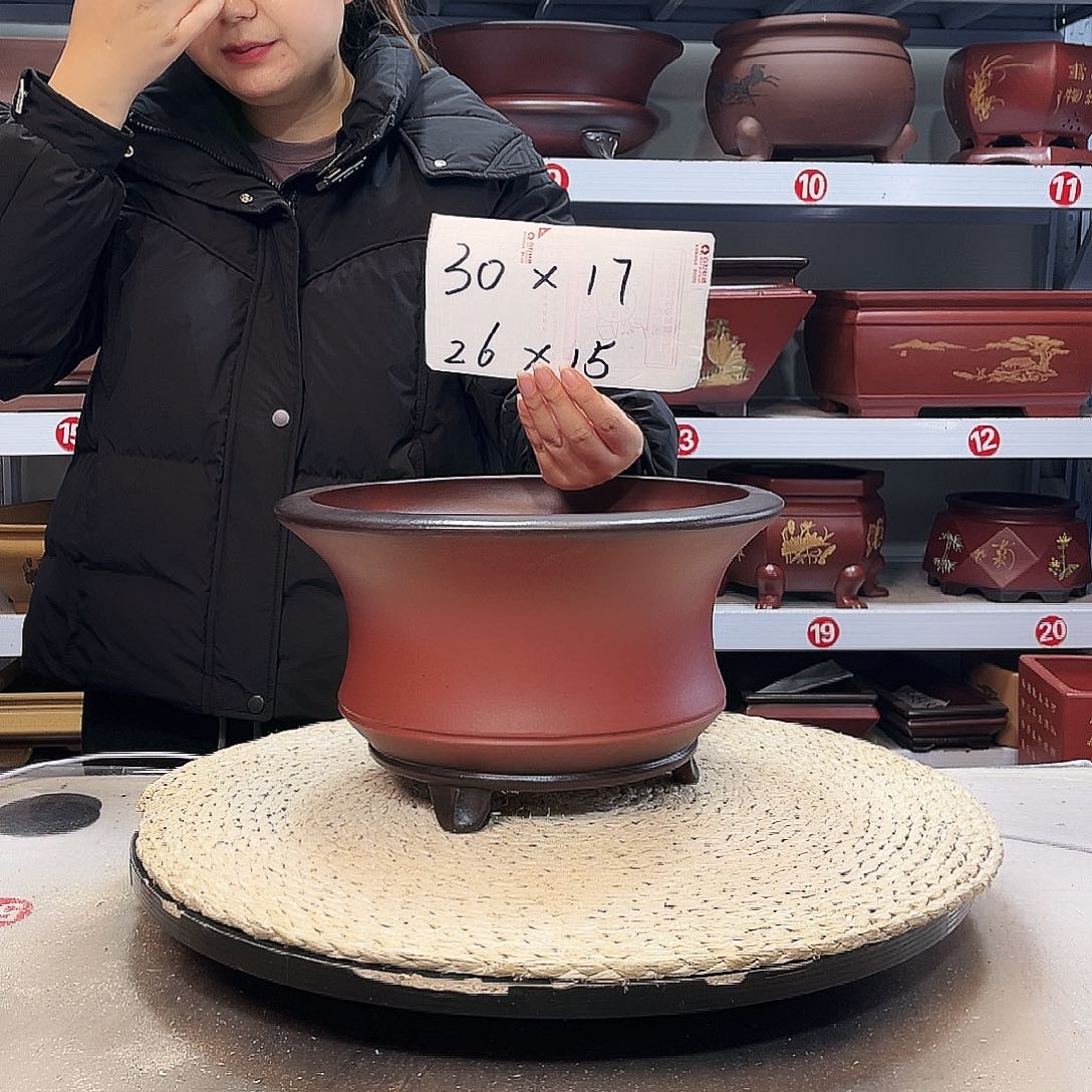 紫砂花盆紫砂花盆