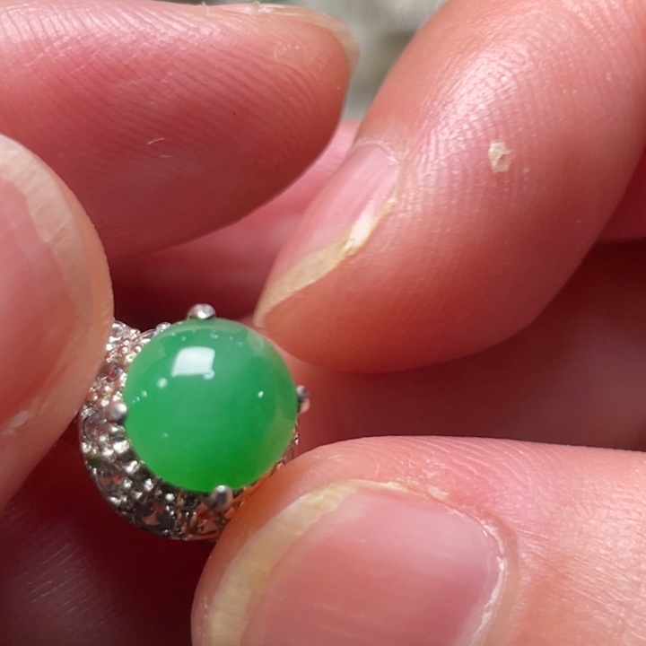 翡翠未镶嵌戒指缅甸天然翡翠