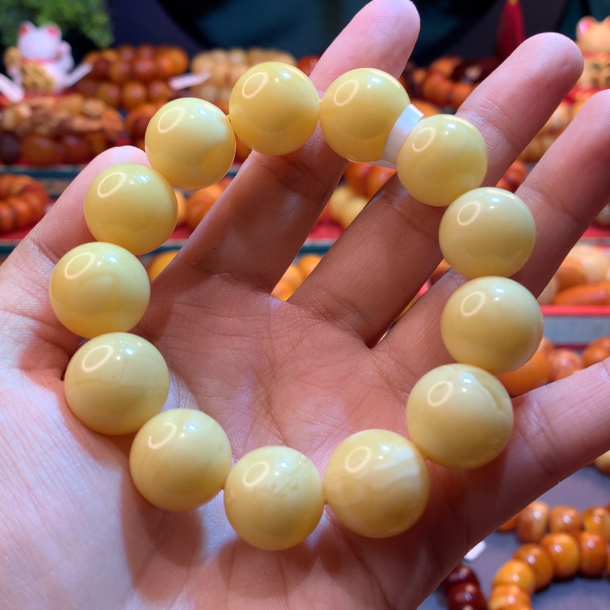 【闪购商品】蜜蜡手串未镶嵌蜜蜡手串