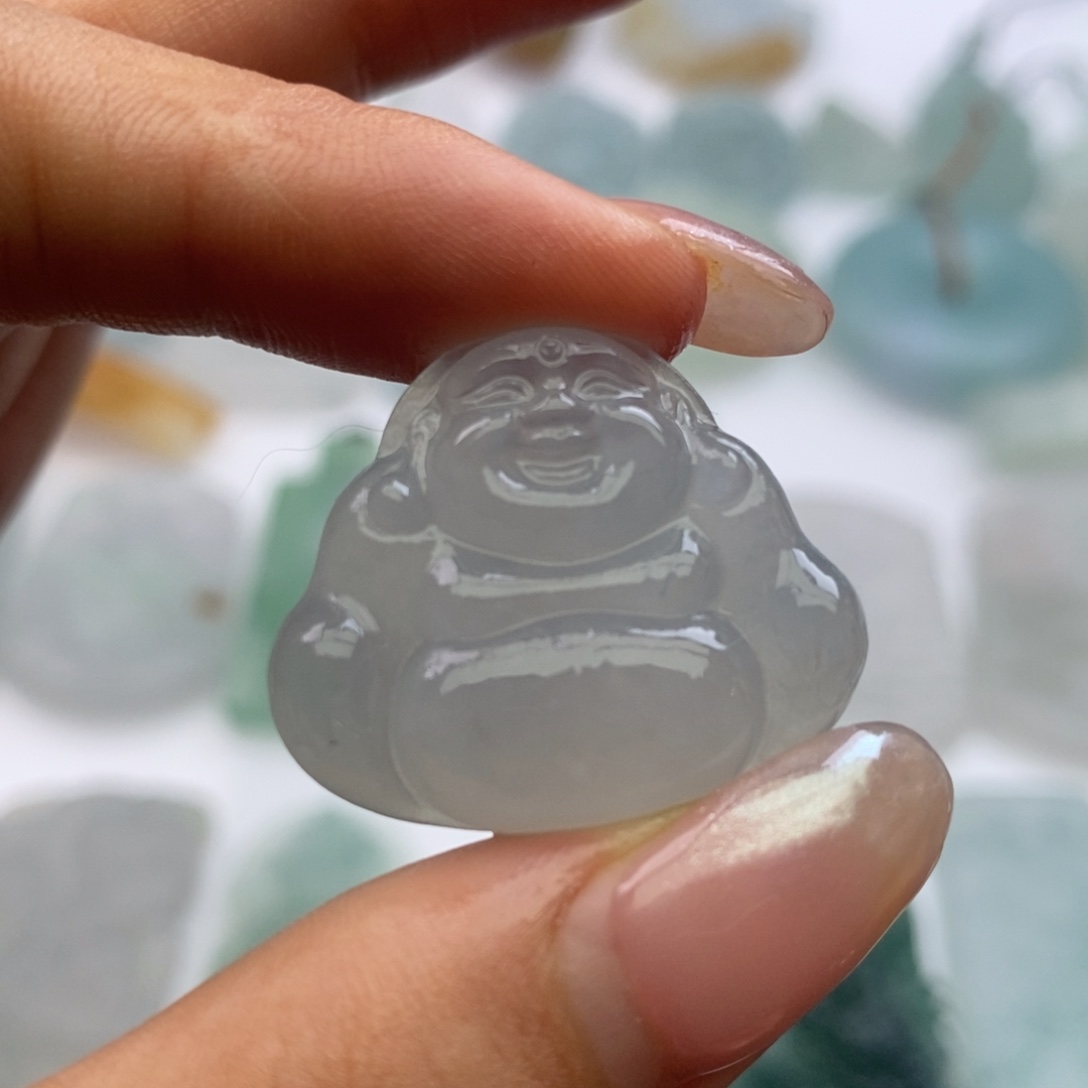 定制翡翠未镶嵌人**途毛货无鉴赏期