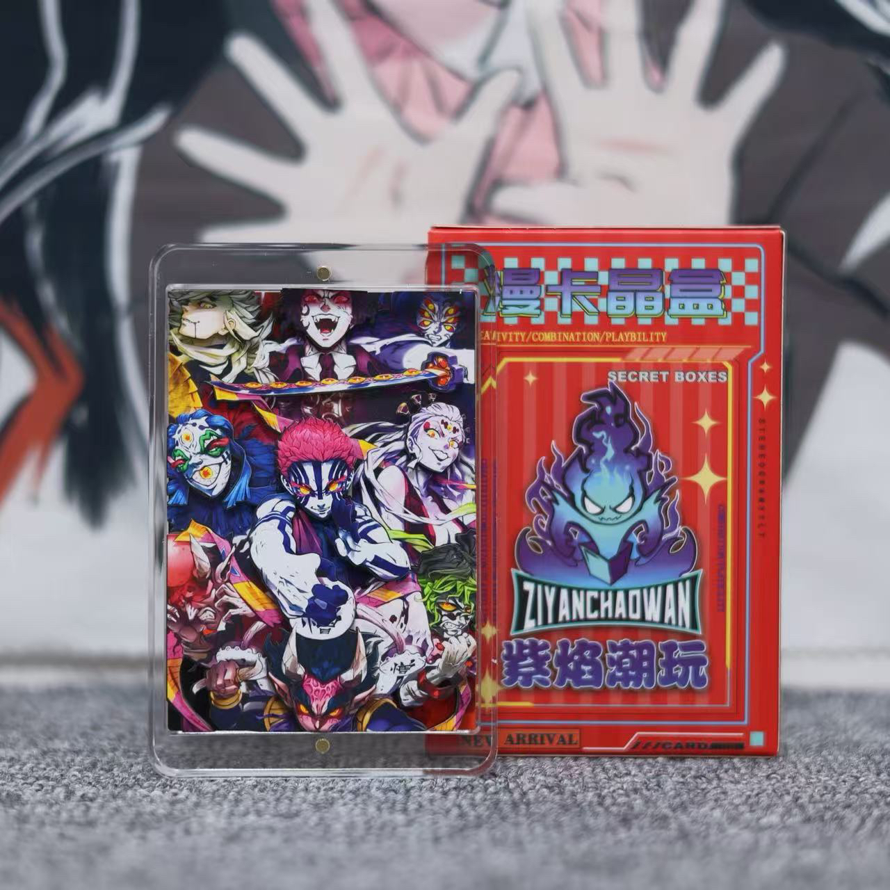 鬼灭之刃潮玩冰箱贴高颜值新款经典搭配好玩立体卡雕冰箱贴