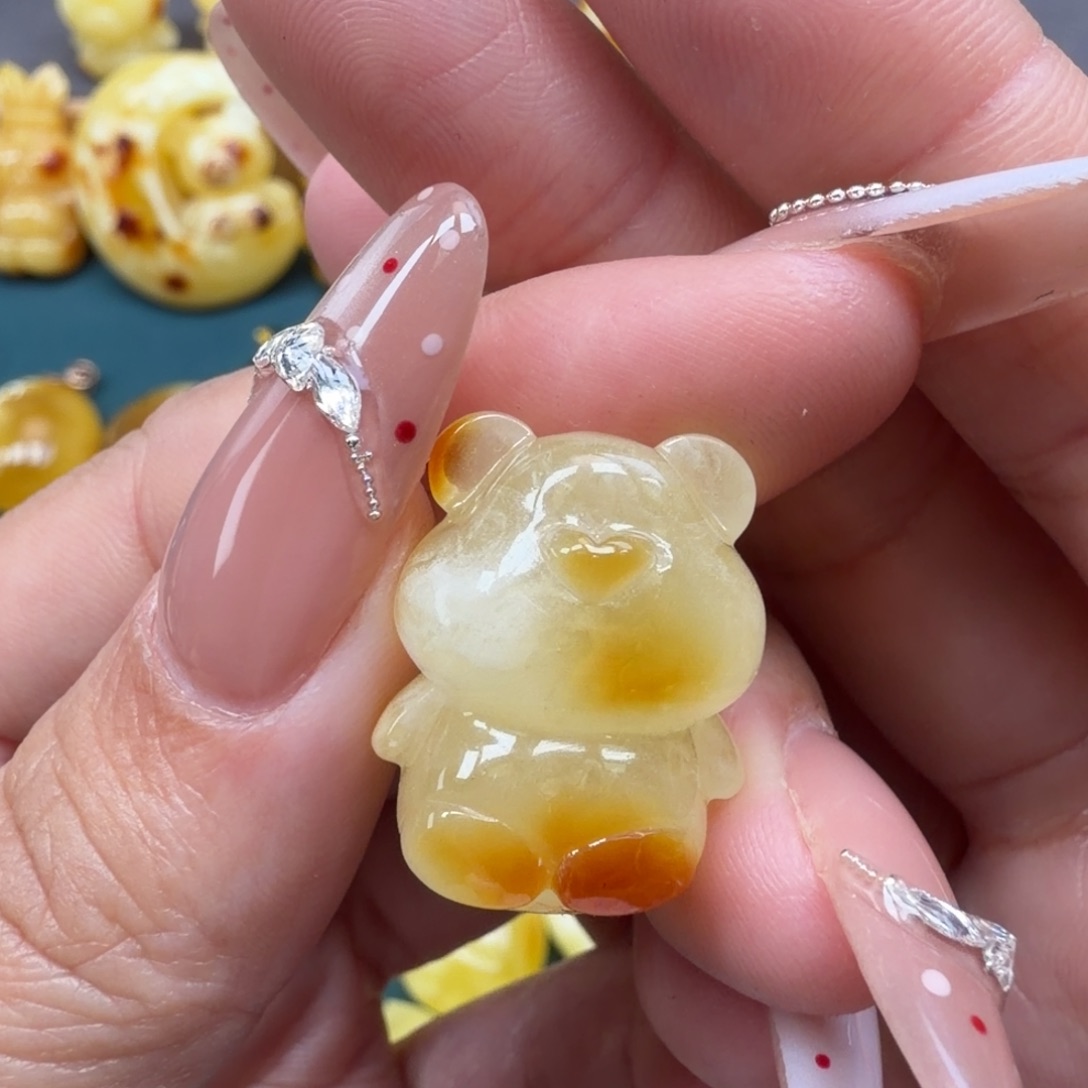 琥珀未镶嵌裸石蜜蜡