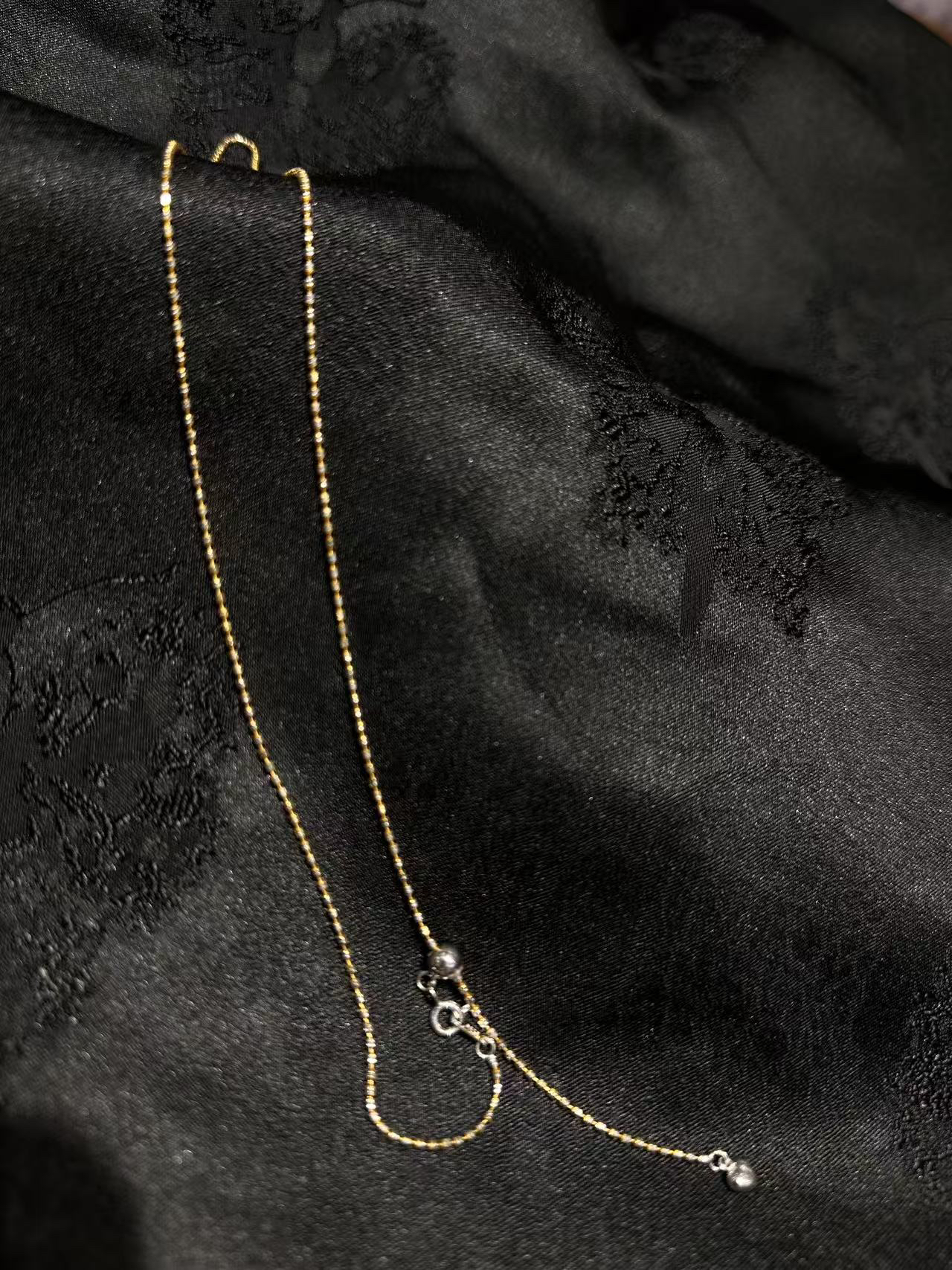 非金属仿水晶项链 万能链 百搭时尚休闲款万能项链