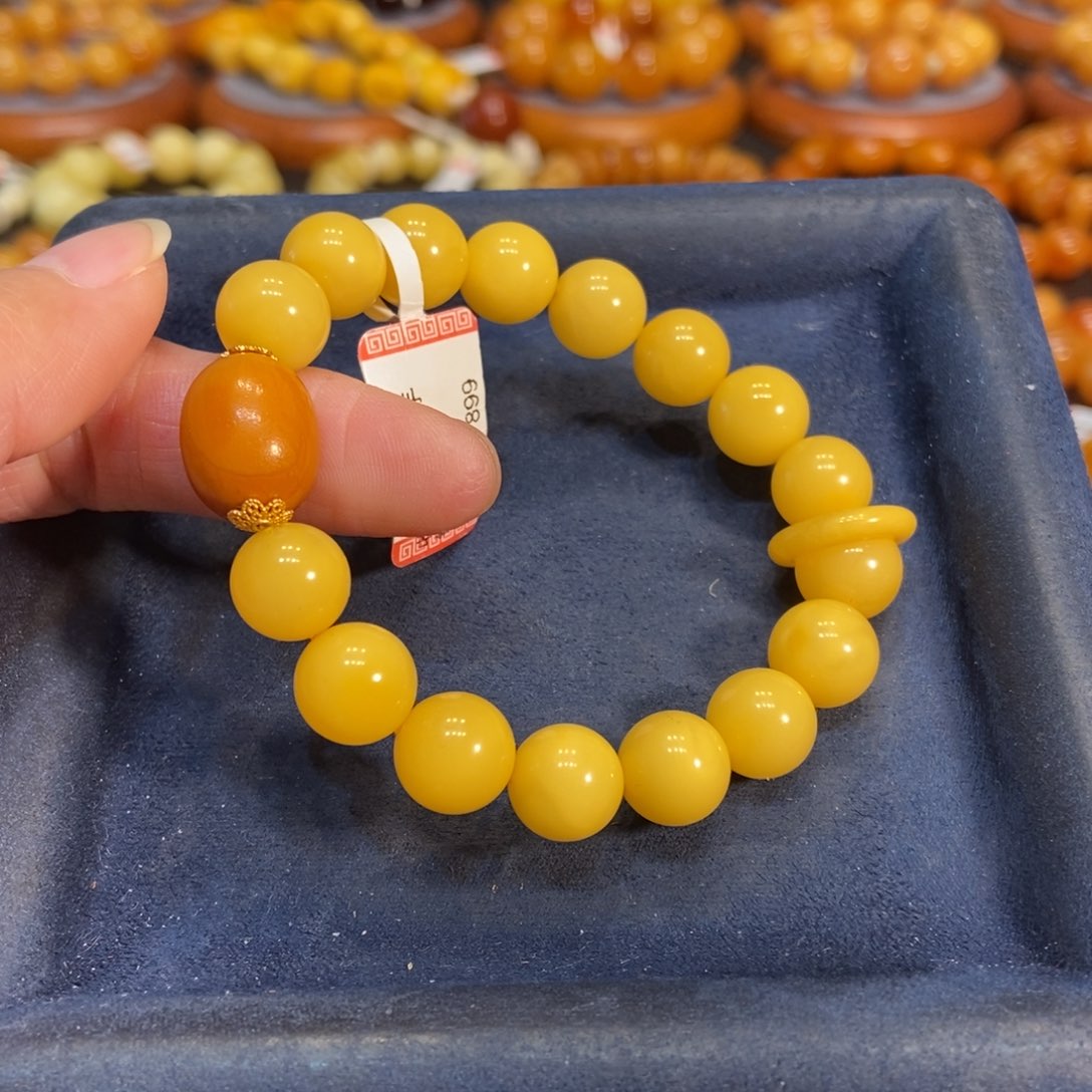 蜜蜡手链未镶嵌蜜蜡