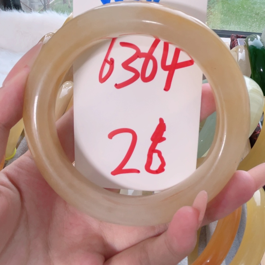 未镶嵌手镯石英质玉明*W76