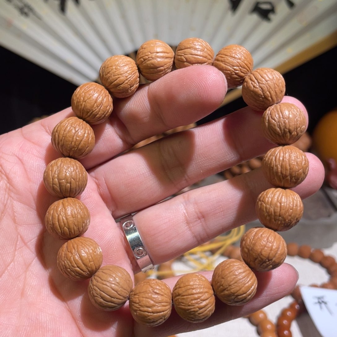 橄榄核手串/手链凤羽猴头14+15+