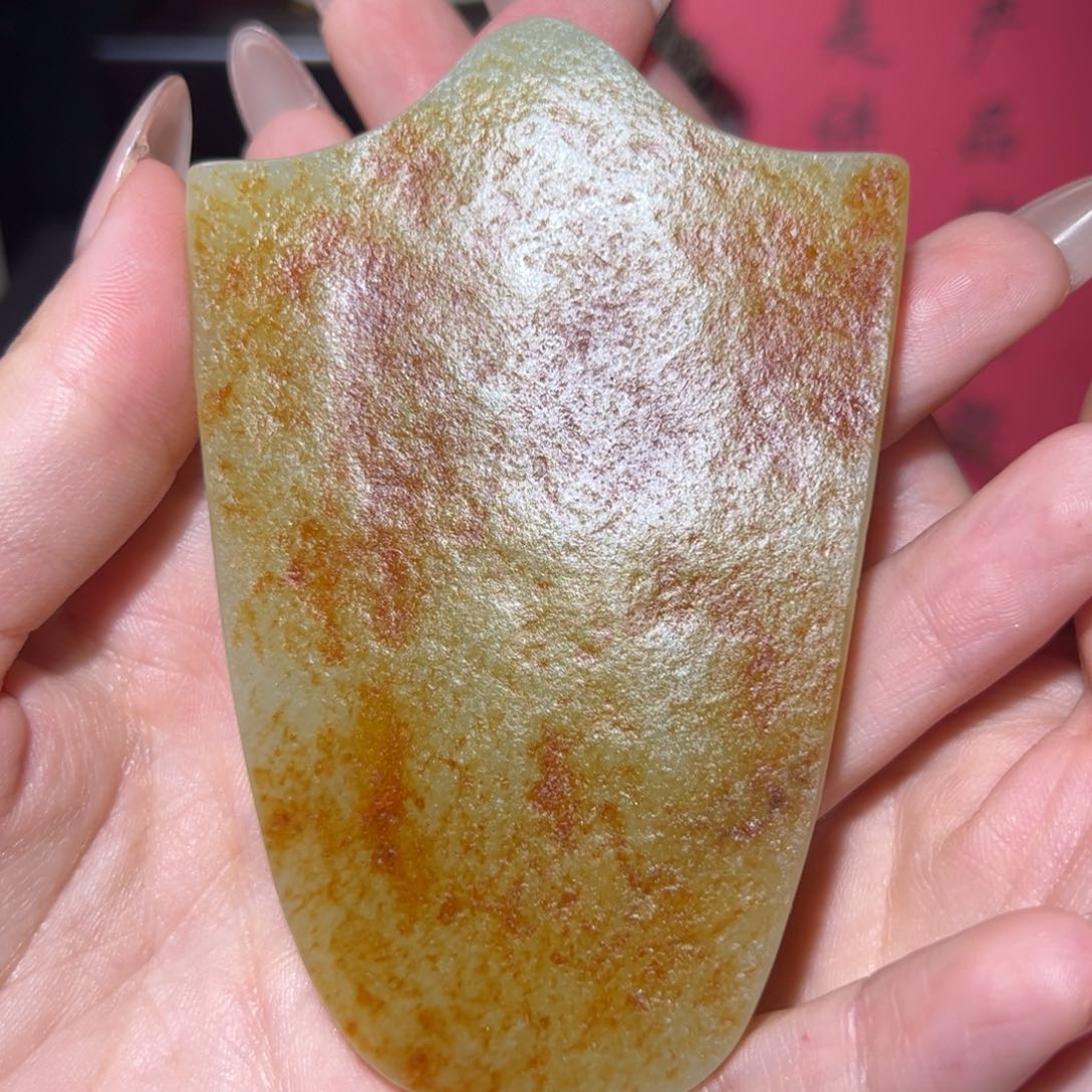 和田玉颈饰未镶嵌老*