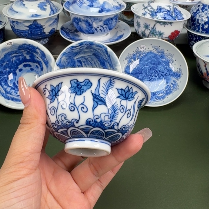 景德镇纯手工手绘茶器蒙蒙