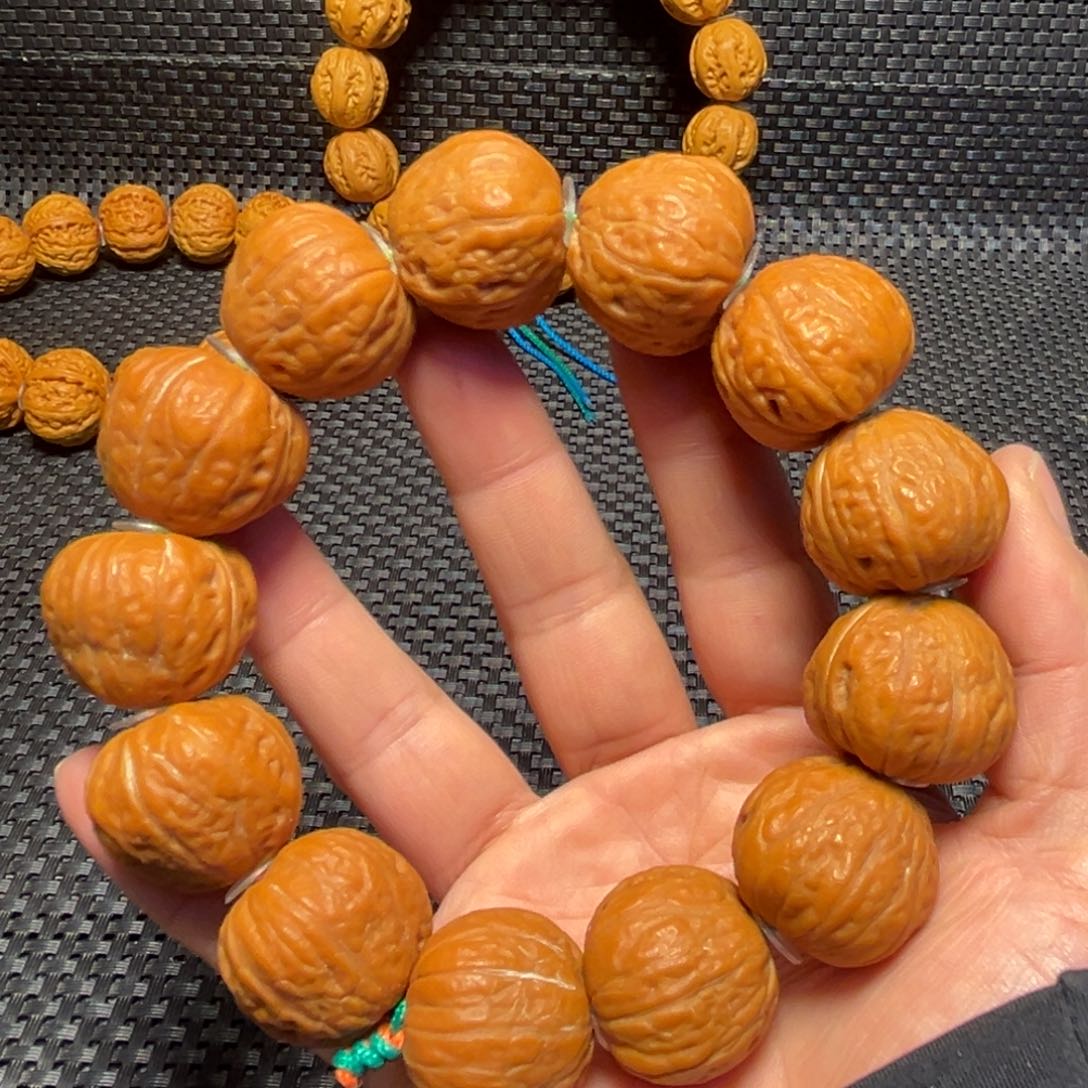 文玩核桃吊坠门头沟至尊磨盘23➕