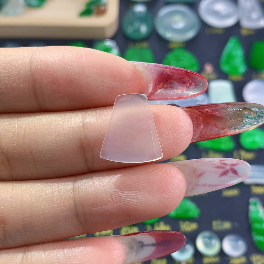 翡翠颈饰未镶嵌纯天然缅甸翡翠A货