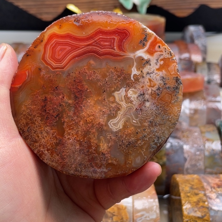 盛***放定制玛瑙定制手镯口径59不退不换