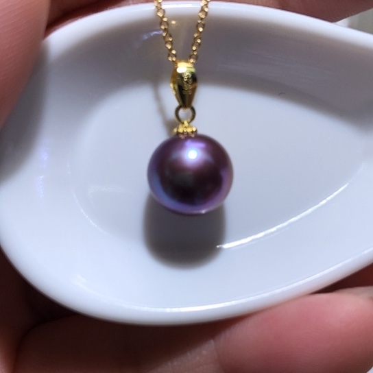 耳饰银S925镶嵌淡水珍珠