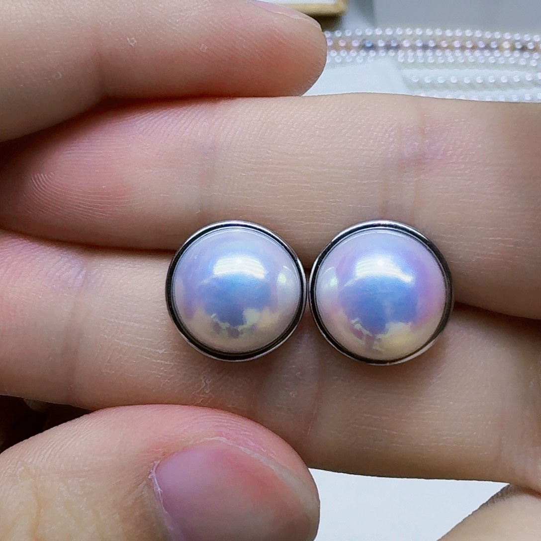 Y***3淡水珍珠银S925镶嵌颈饰