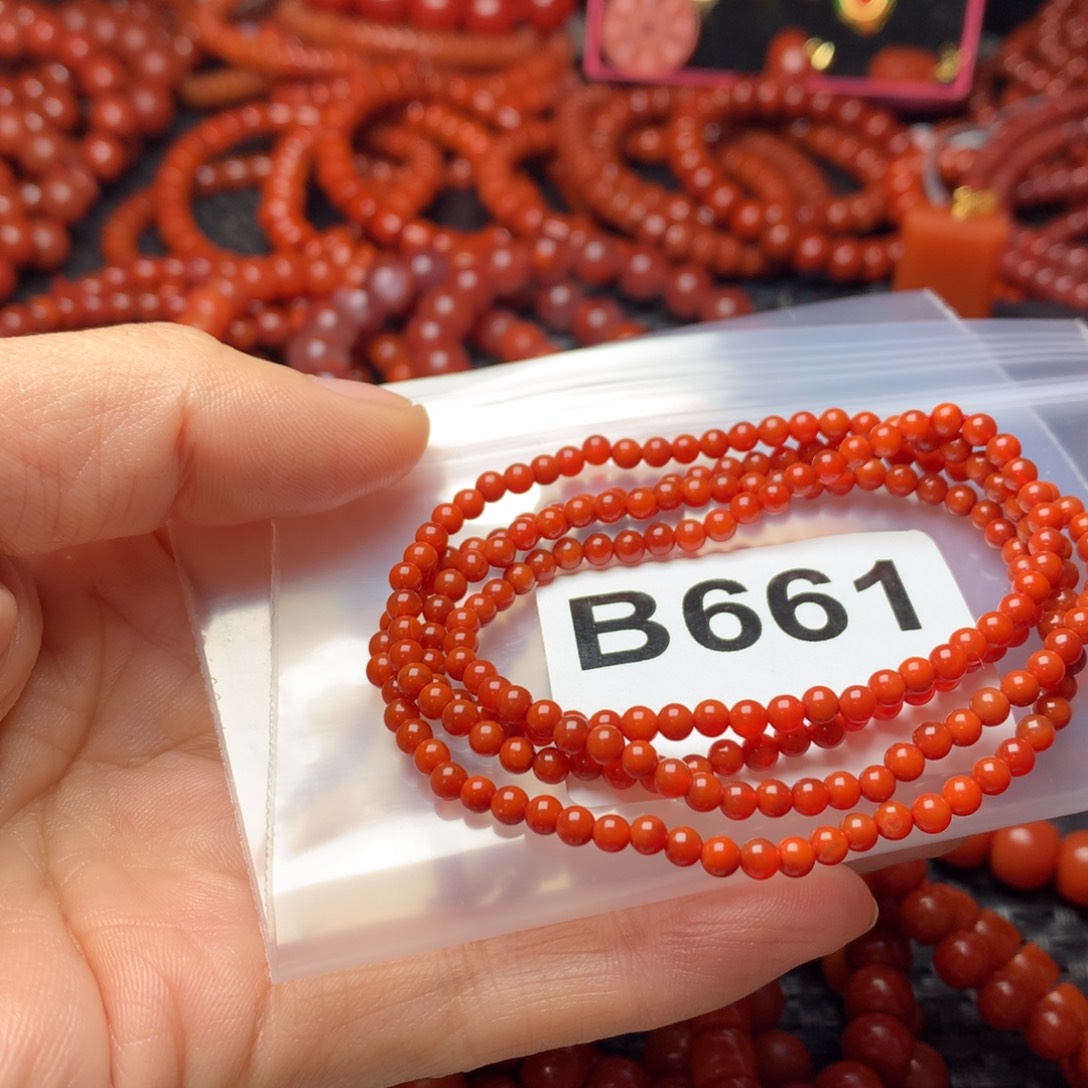 佳***南红玛瑙未镶嵌手链